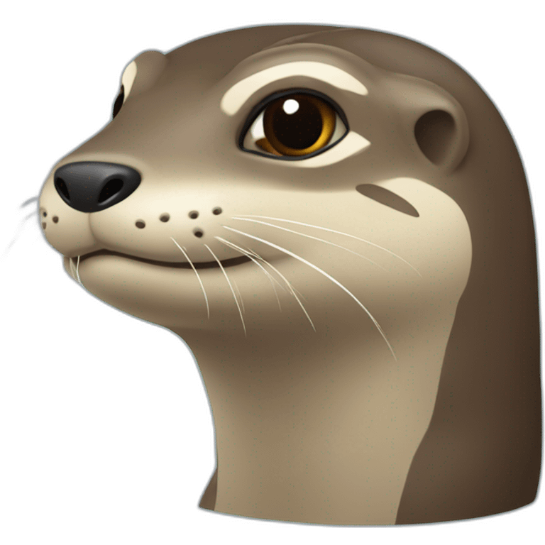 Loutre sur tortues emoji