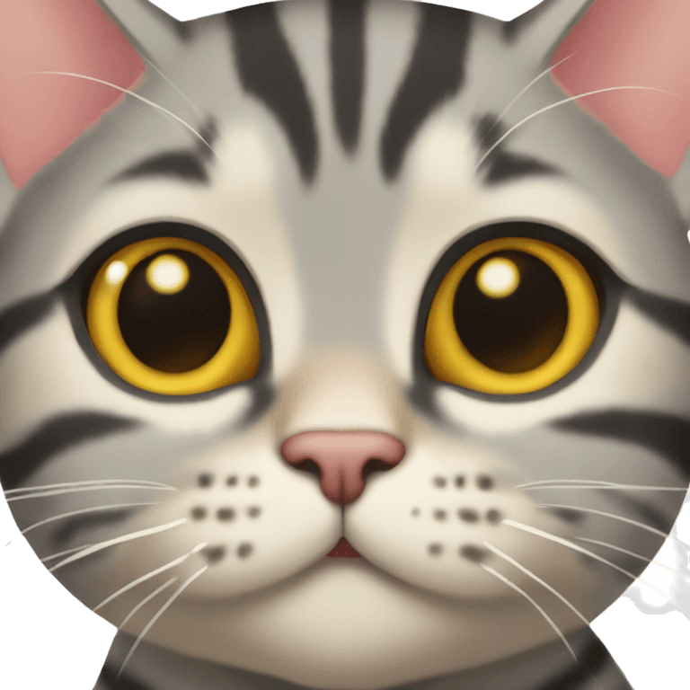 american shorthair tabby cat emoji