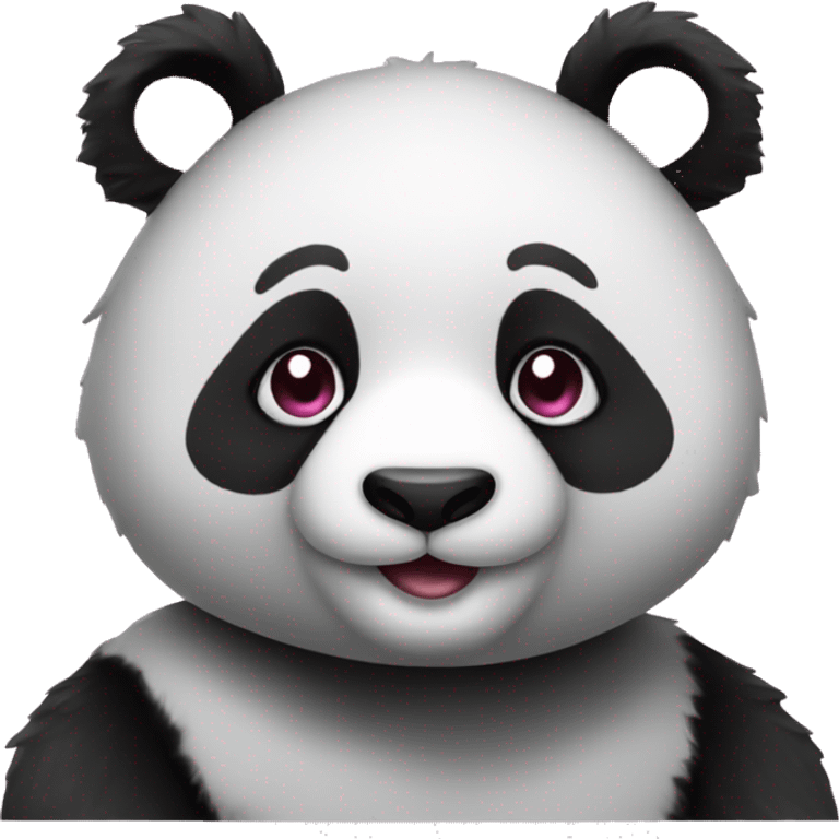 Panda pink  emoji