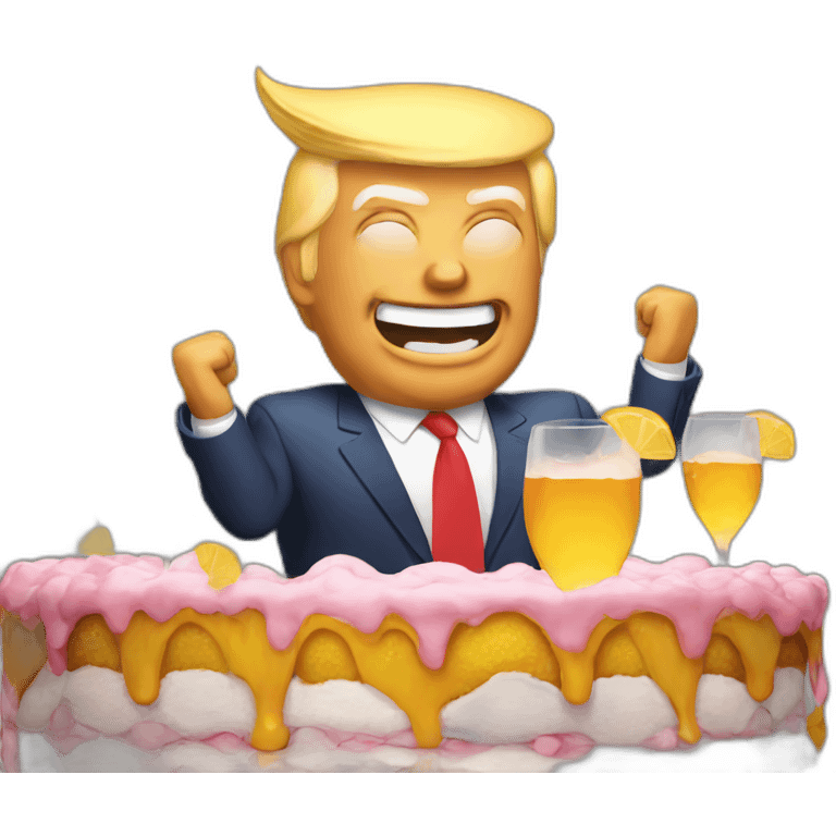 Trump-partying emoji