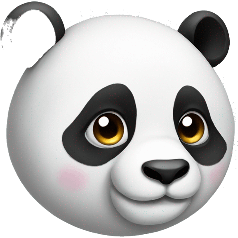 Panda with moon emoji