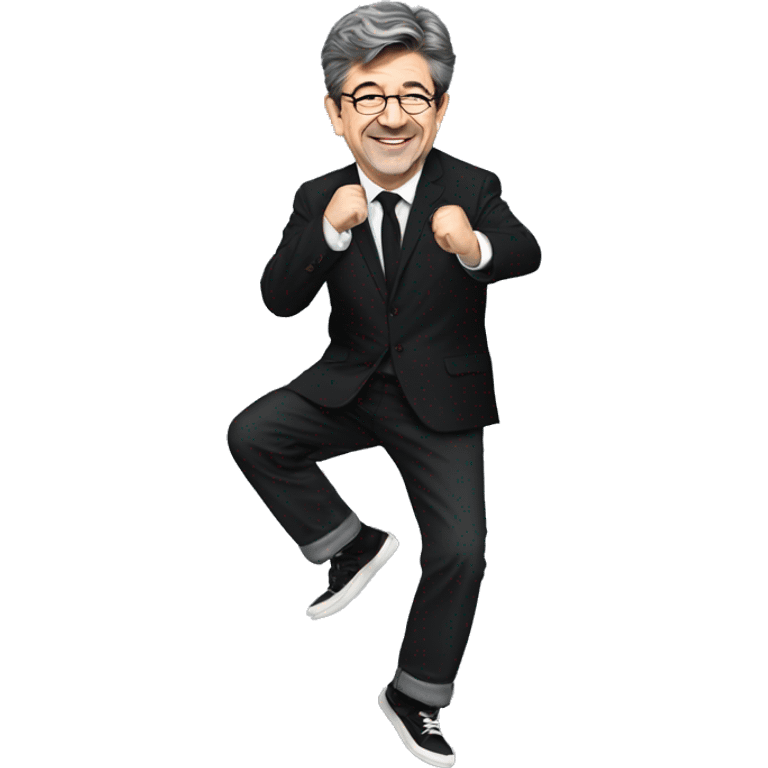 Jean Luc Mélenchon qui danse emoji