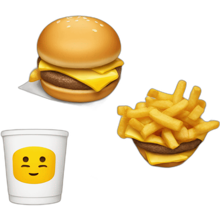 Ado qui mange McDo  emoji