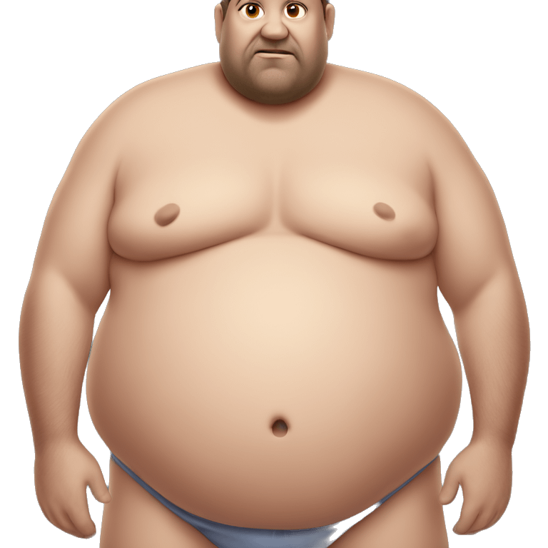 Fat man’s belly emoji