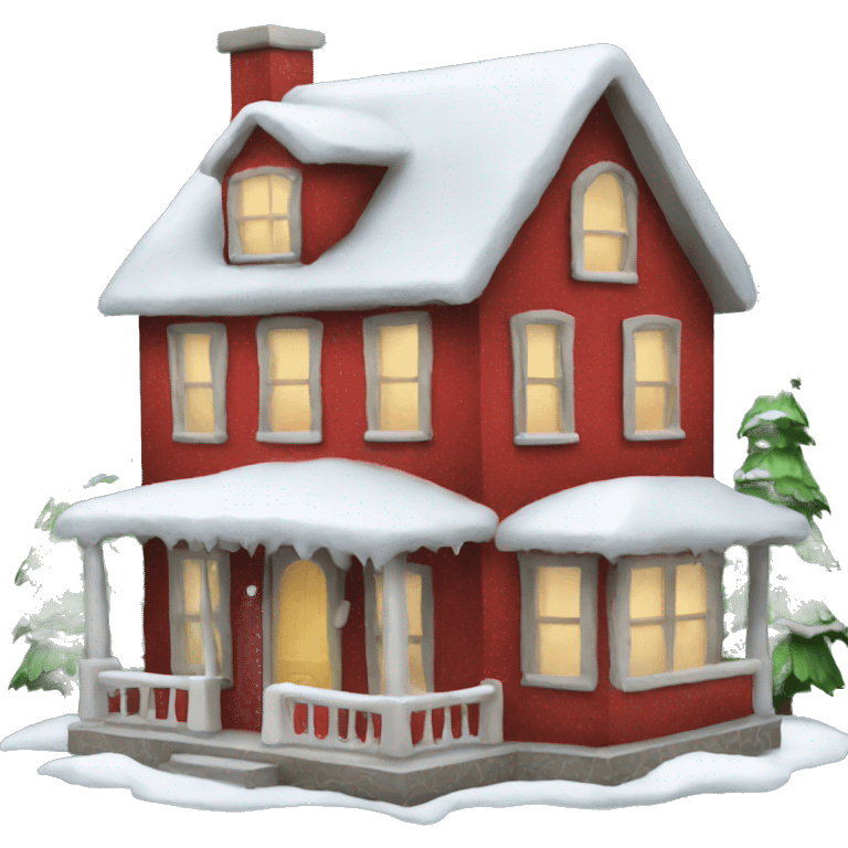 Christmas House emoji