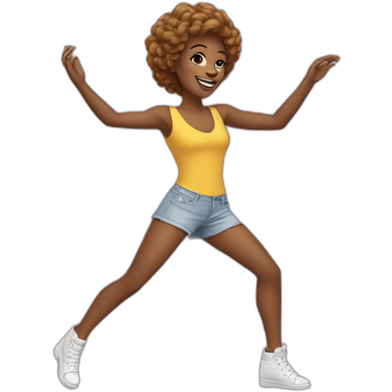 Dancing queen emoji