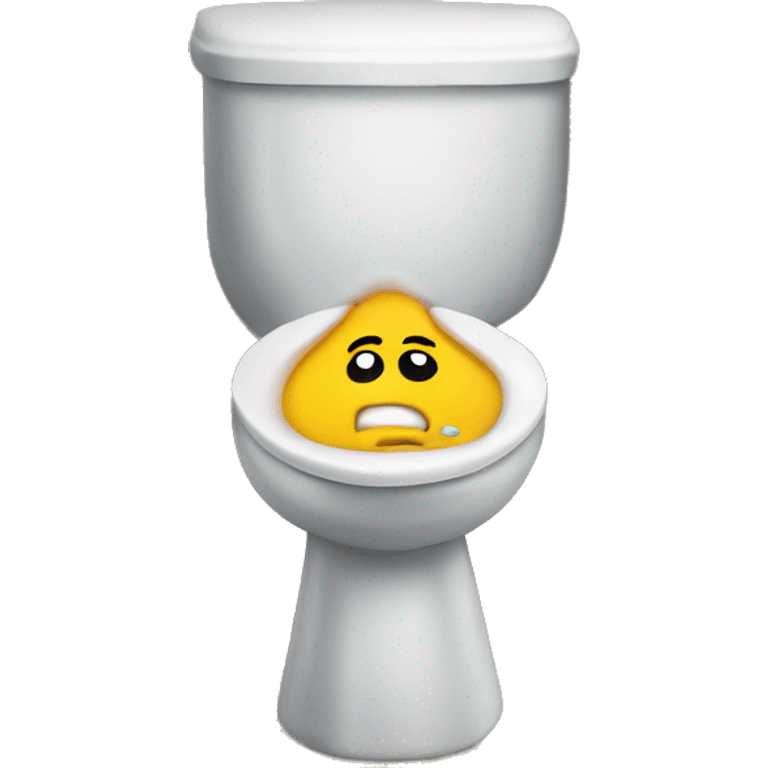 runny nose toilet emoji