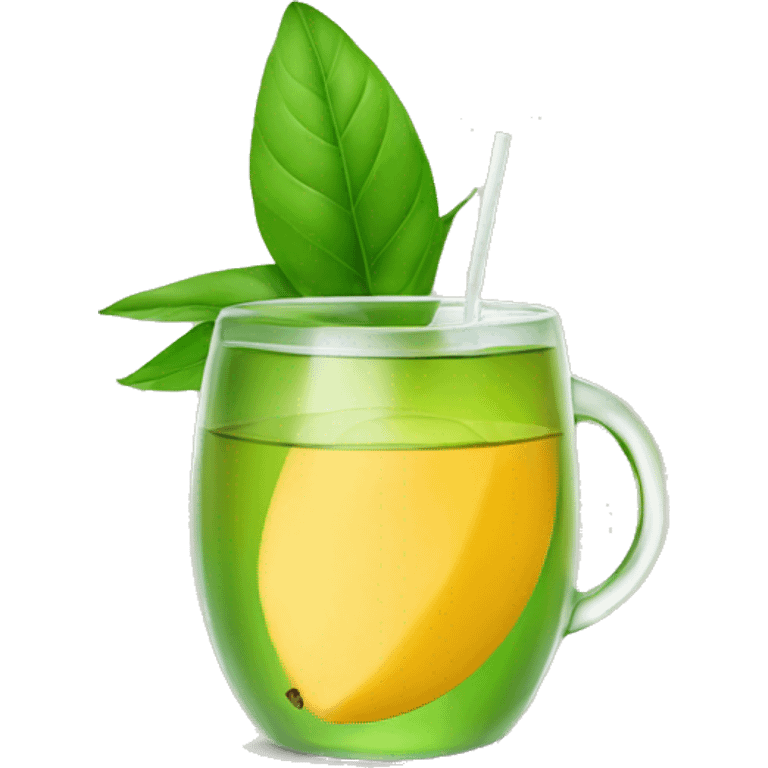 mango green tea emoji