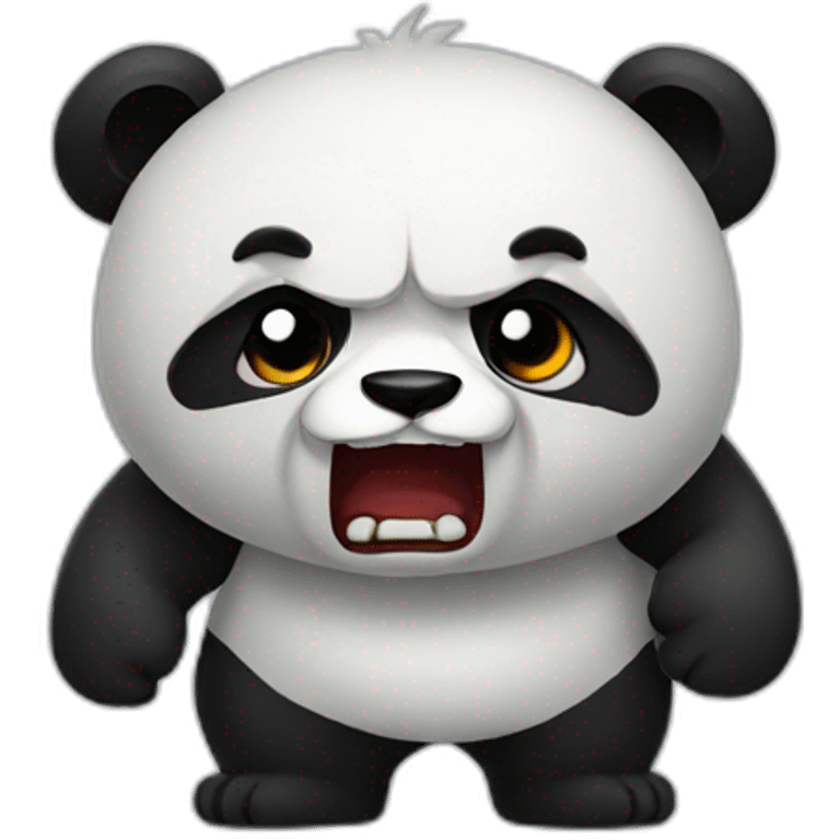 angry panda emoji