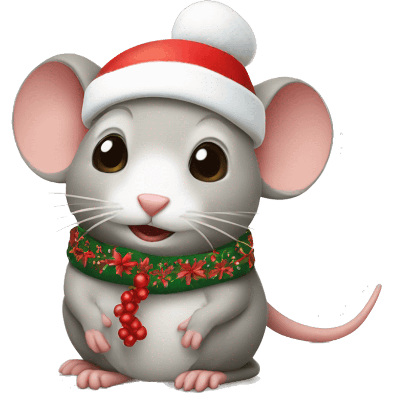 Christmas mice in Belarus  emoji