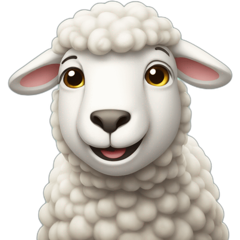 happy sheep emoji