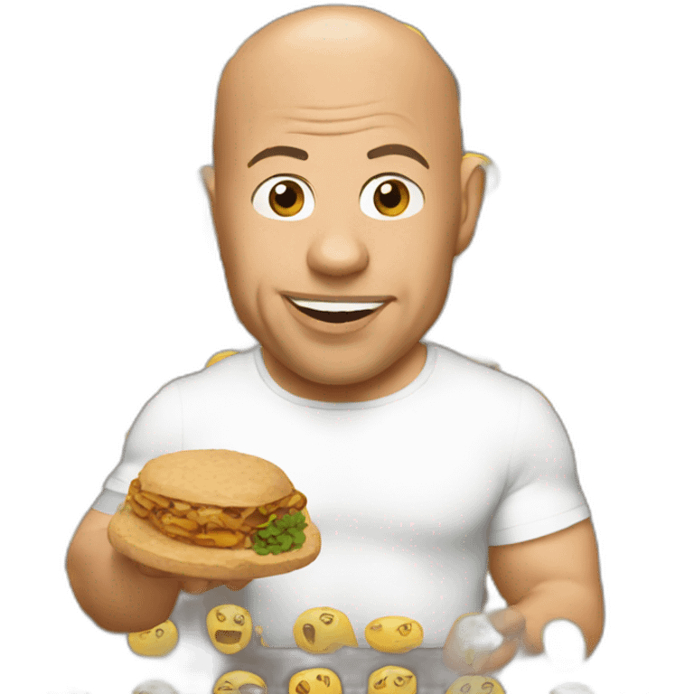 Vin diesel eat emoji