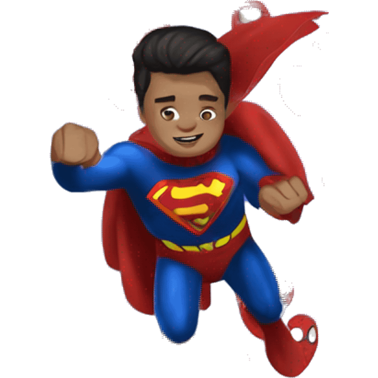 Superman Spider-Man emoji