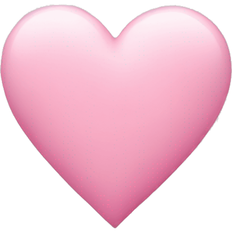 Pink pastel heart  emoji