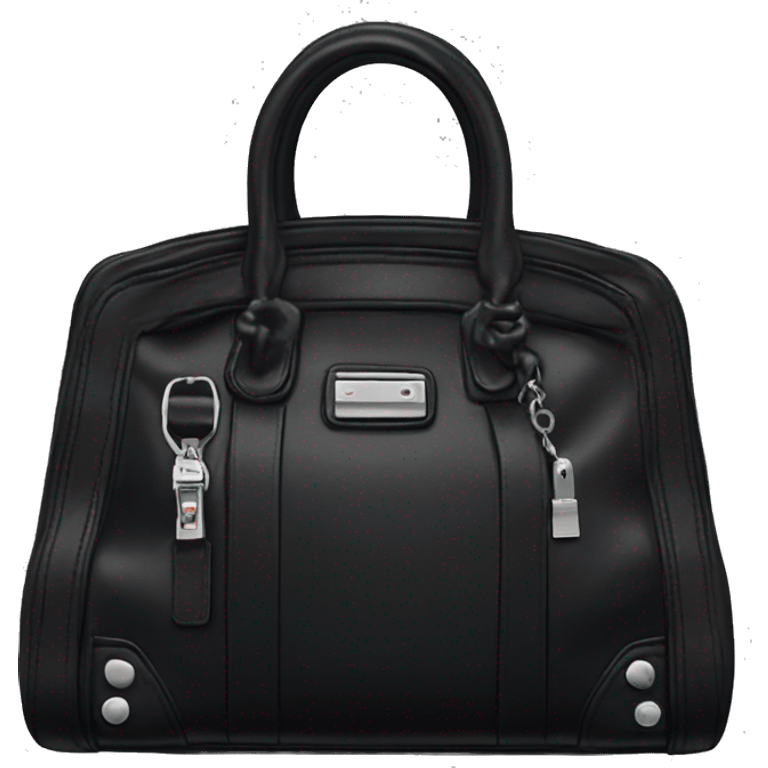 balenciaga black bag  emoji