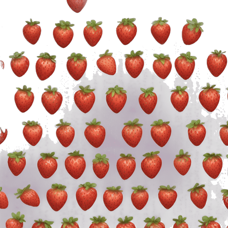 Strawberry heart emoji