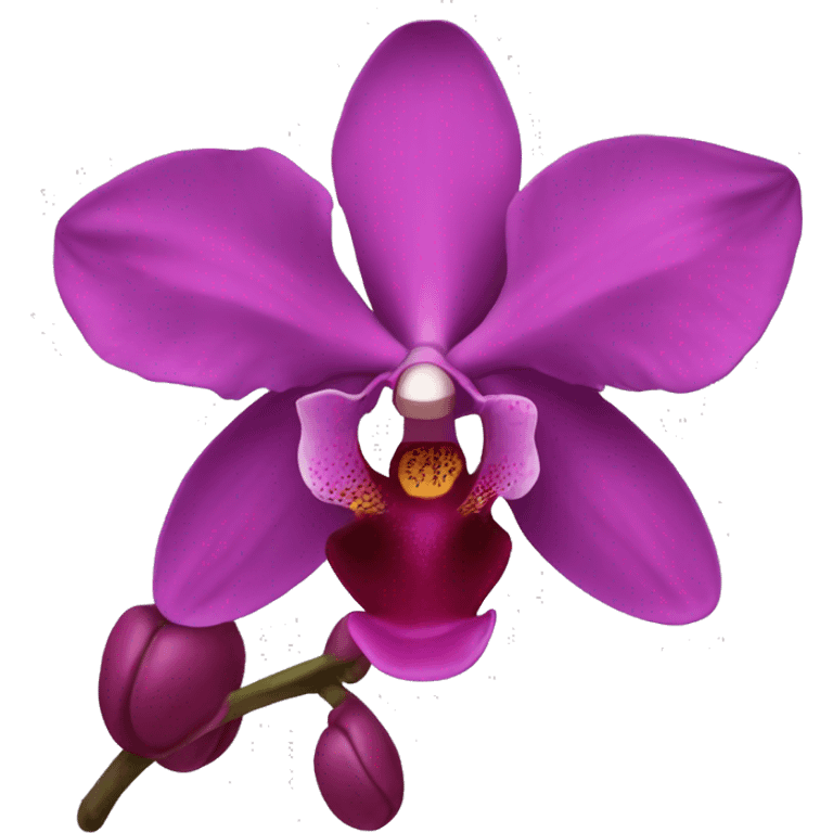 magenta orchid emoji