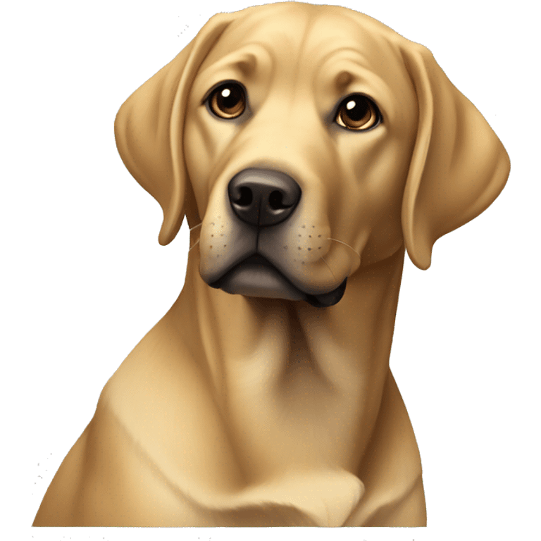 labrador black emoji