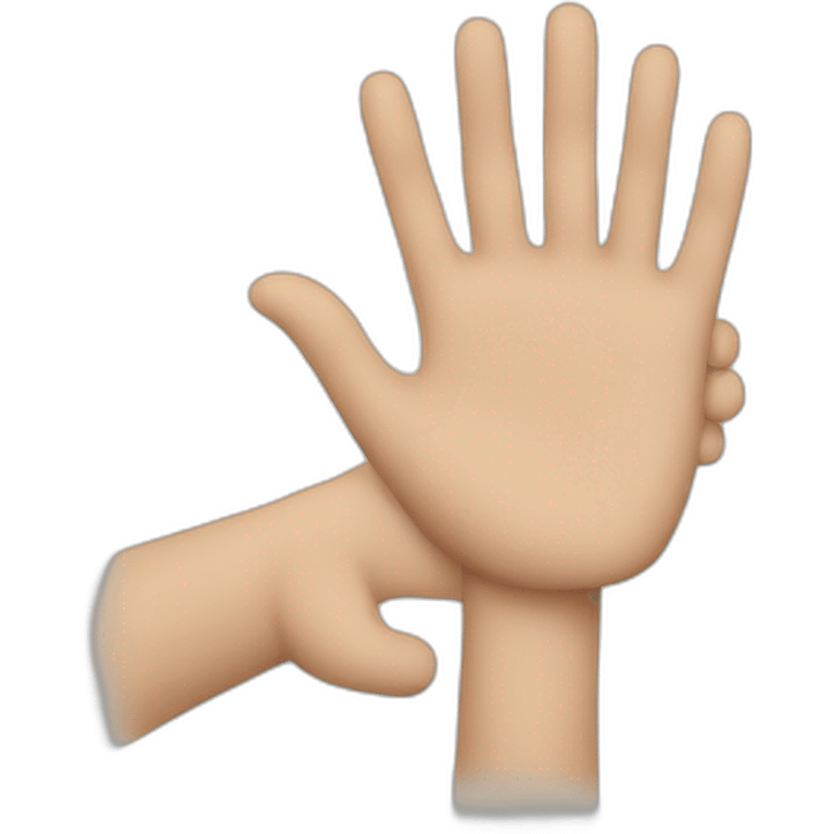 a hand rescue other emoji