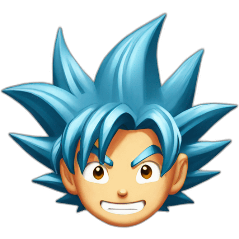 Goku smiles emoji