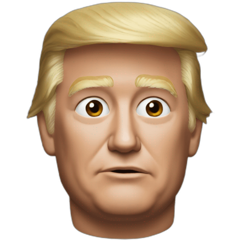 real donald trump mug shot emoji