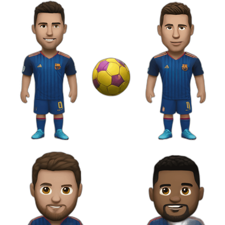 ronaldo messi emoji