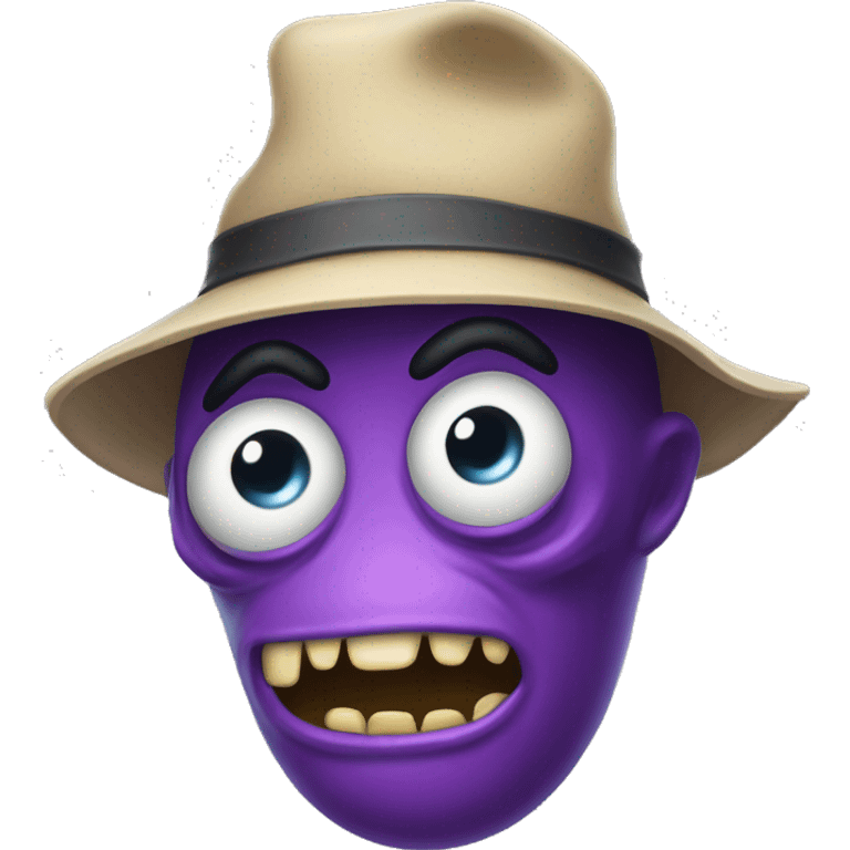 fleshy monstrosity unknown to mankind (with a silly hat!!) emoji