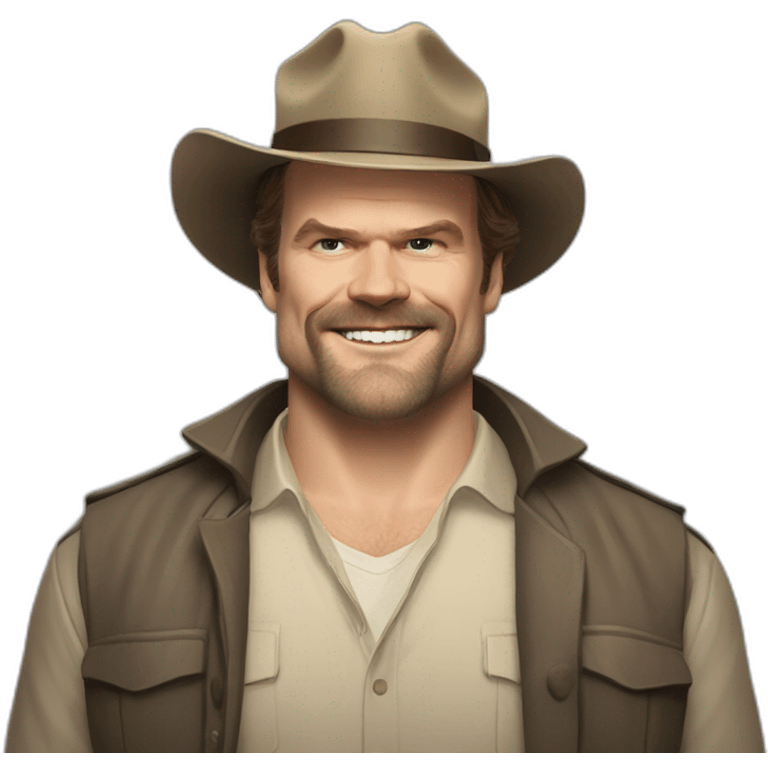 Jim Hopper David harbour smiling emoji