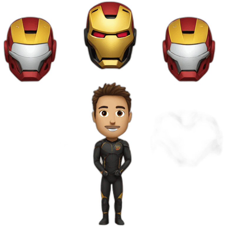 a lamborghini ironman emoji