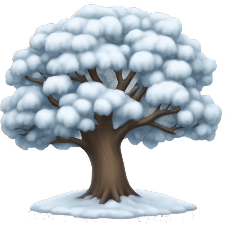 Winter tree emoji