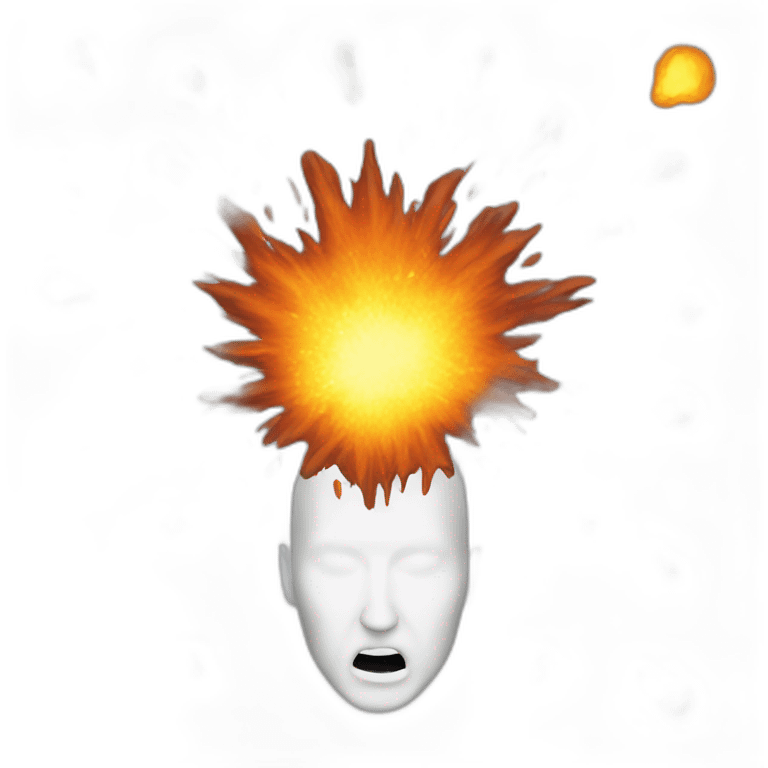 Exploding Head man emoji