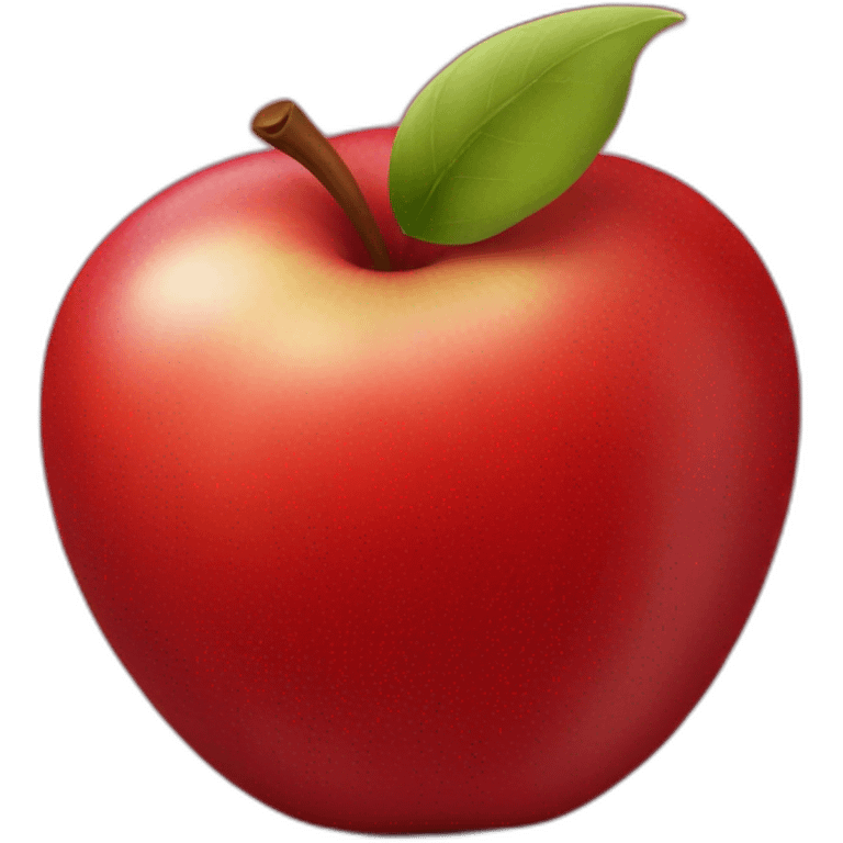 RED Apple emoji