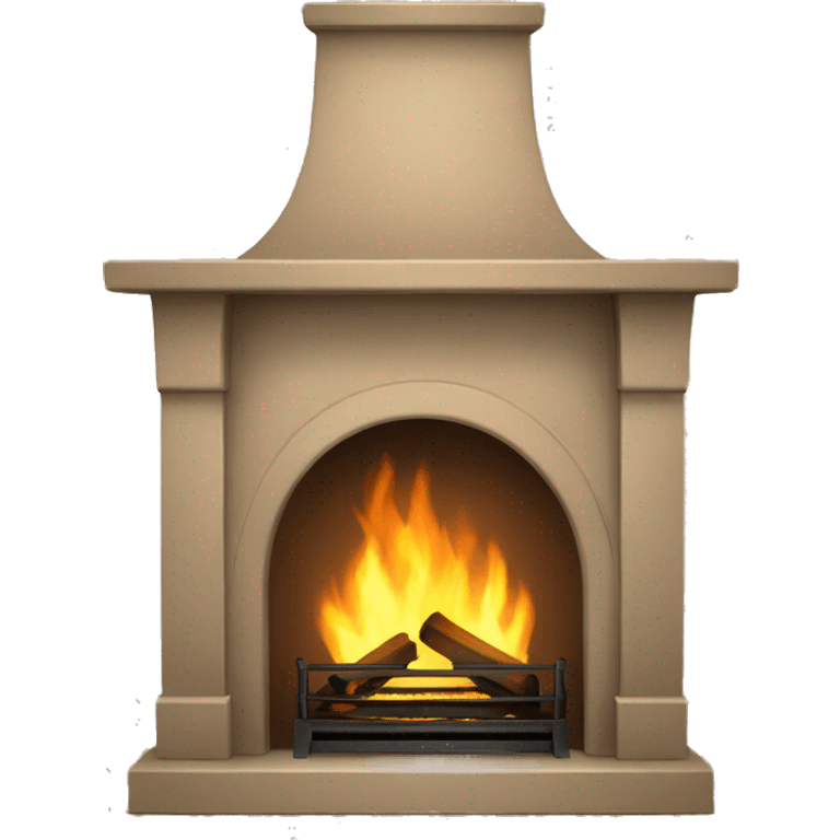 Light brown fireplace emoji