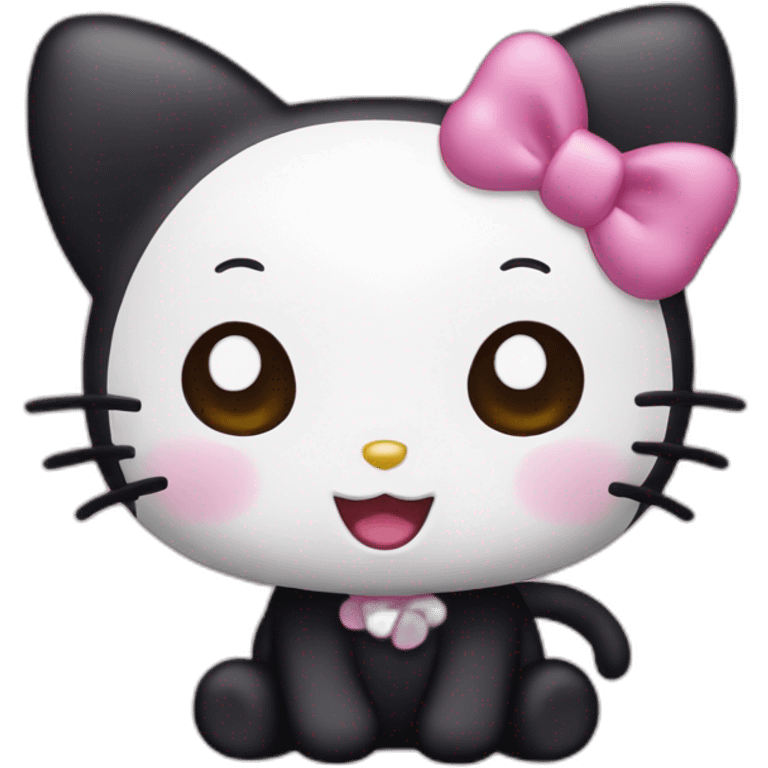 Kuromi hello kitty emoji