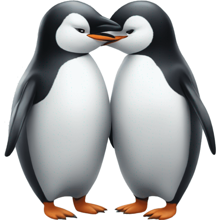 Two loving Penguin mates emoji