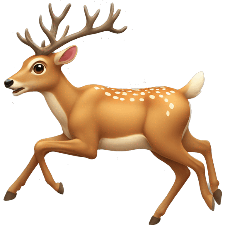 Deer running emoji