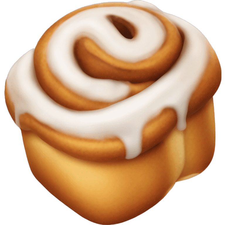 A cinnamonroll with glazing emoji