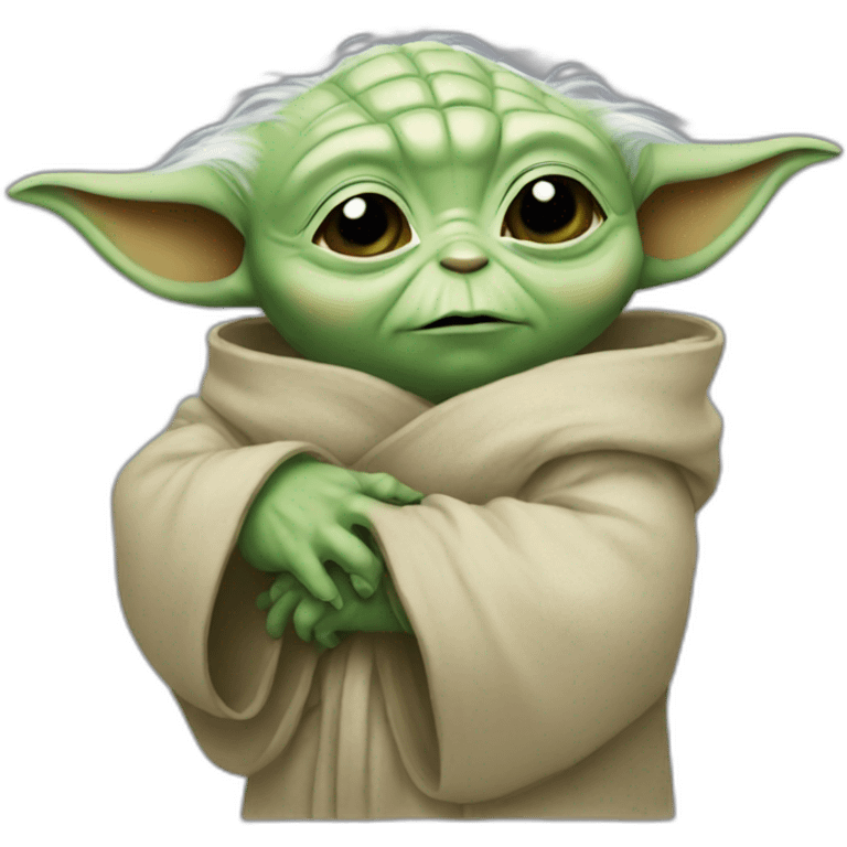 yoda Baby hug emoji