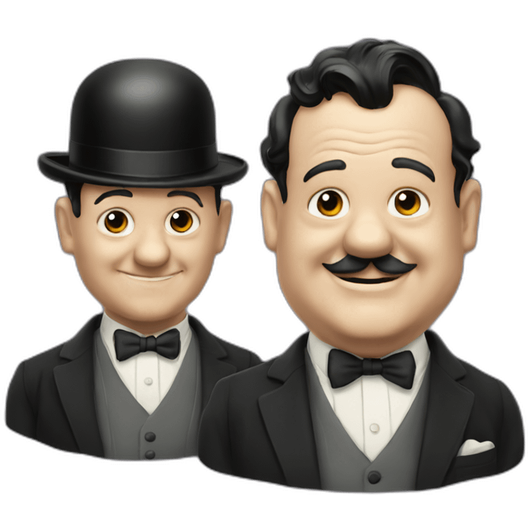 Laurel and hardy emoji