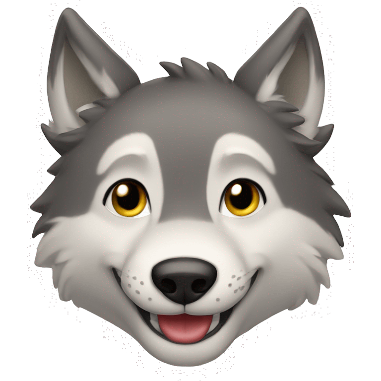 Full Face loup smile emoji