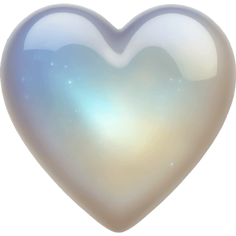 Moonstone heart emoji