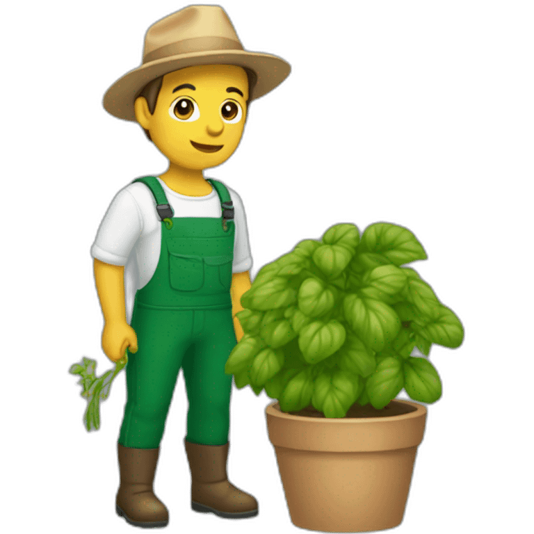 Jardinero emoji