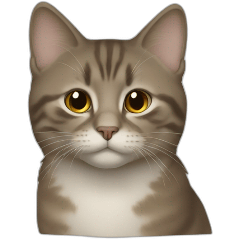 Un chat humain emoji