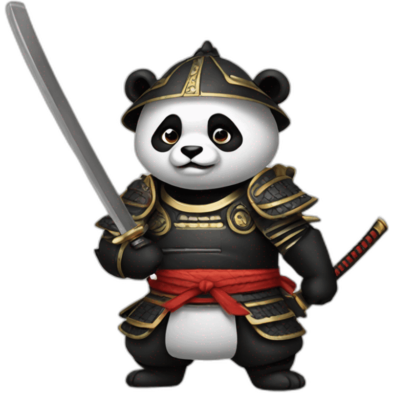 Panda Samurai emoji