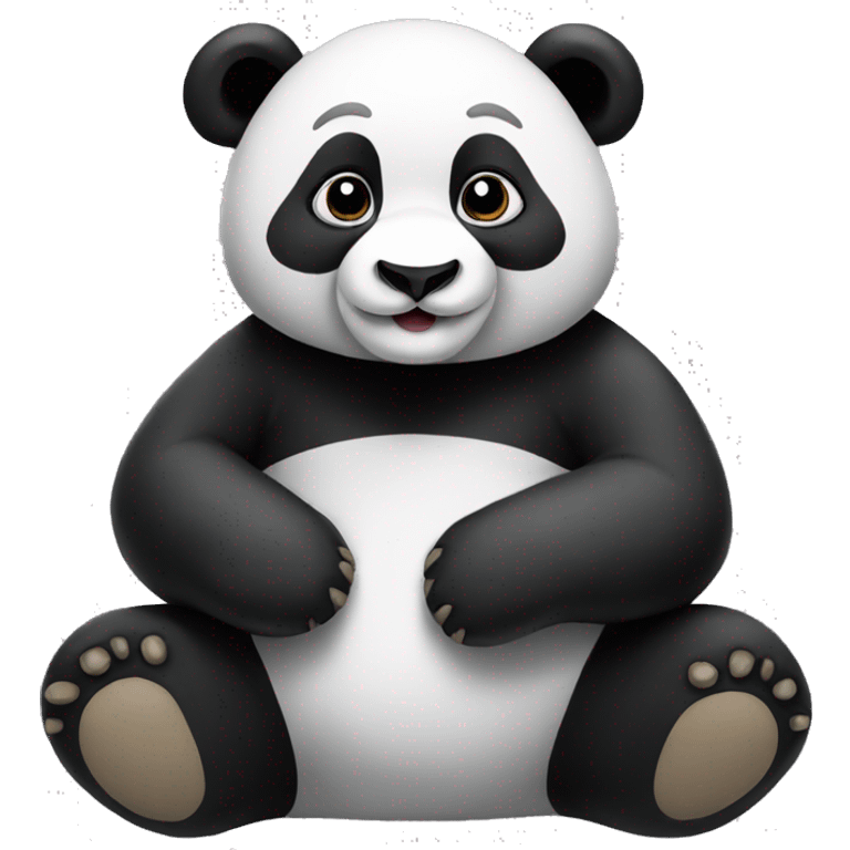 panda sitting emoji