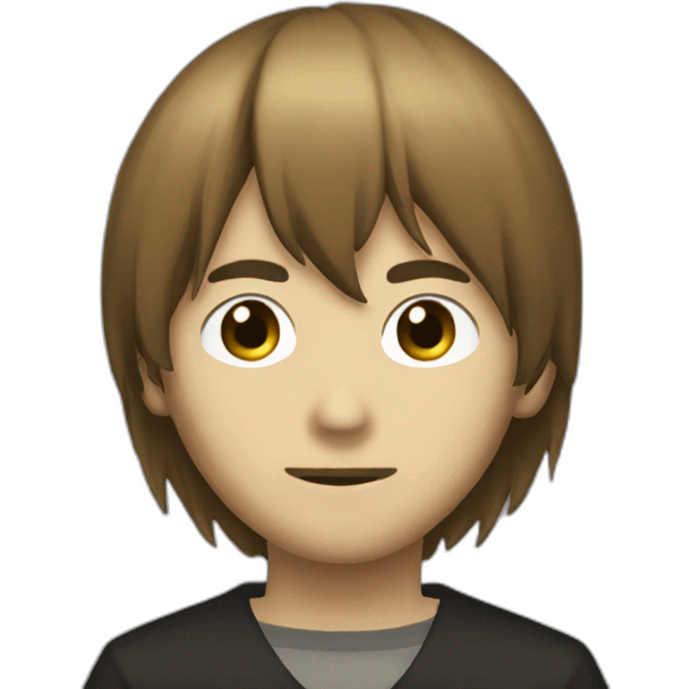 Yagami light face emoji