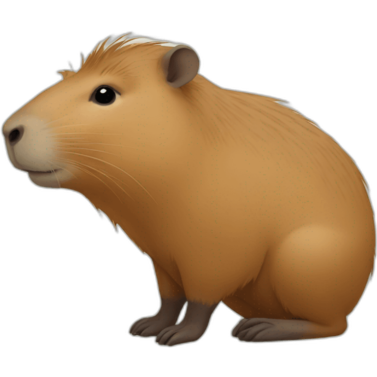 Un capybara emoji