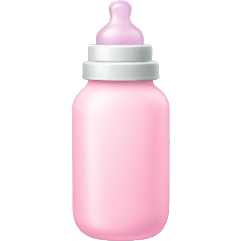 Pastel pink baby bottle  emoji