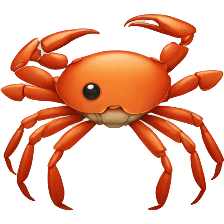 crab with four legs without eyes emoji