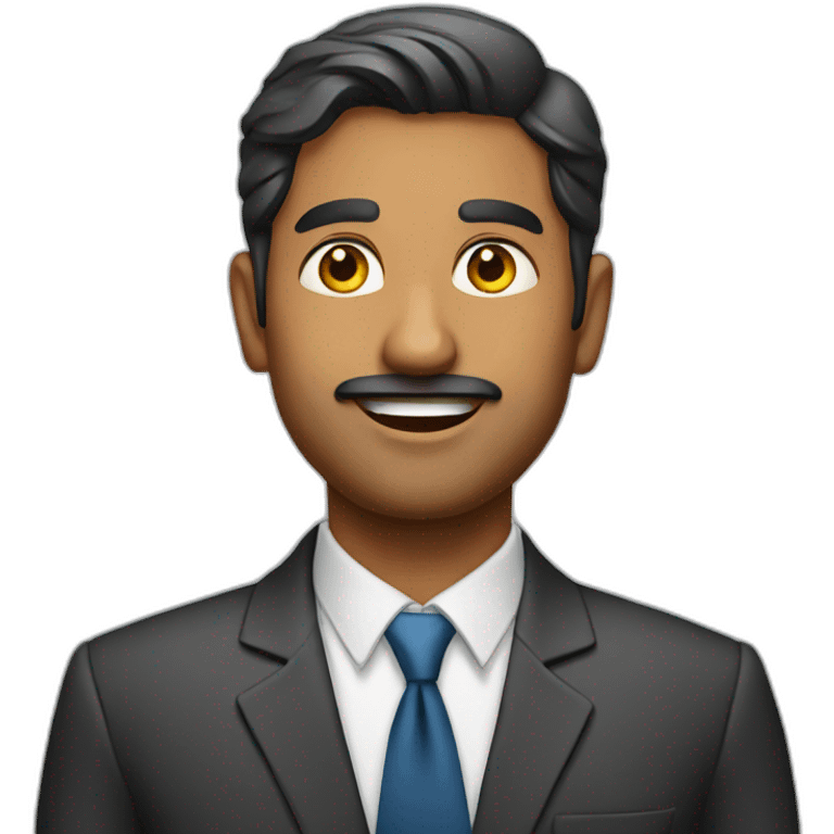 indian business man emoji